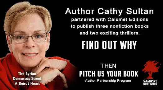 Author Cathy Sultan with testimonial about his experience with Calumet Editions
